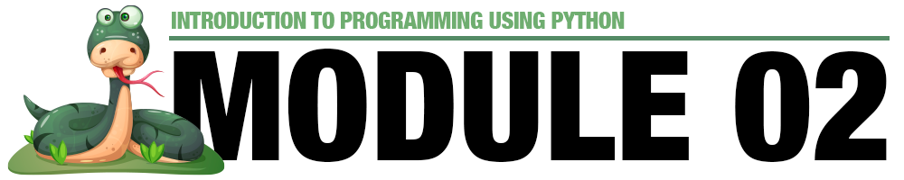 Module 2 - Variables and Basic Data Types Header