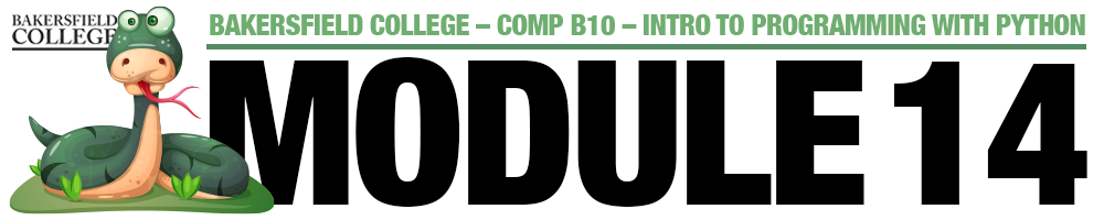 Module 14 - Introducing Object-Oriented Programming Header