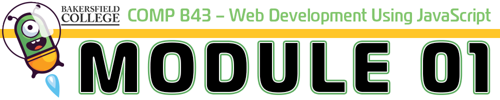 Module 1 - Introduction to JavaScript Header