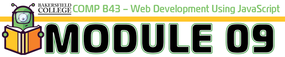 Module 9 - JavaScript Object Notation (JSON) Header